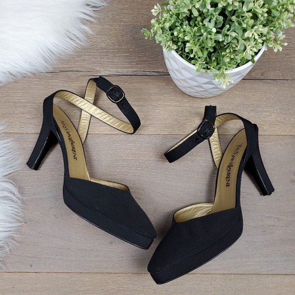 vintage ankle strap heels